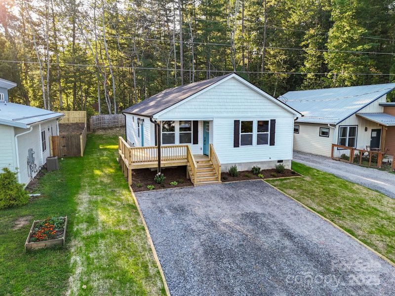 Exterior details and patio area of a home in , Brevard (Image 26). Exterior details and patio area of a home in , Brevard (Image 26).