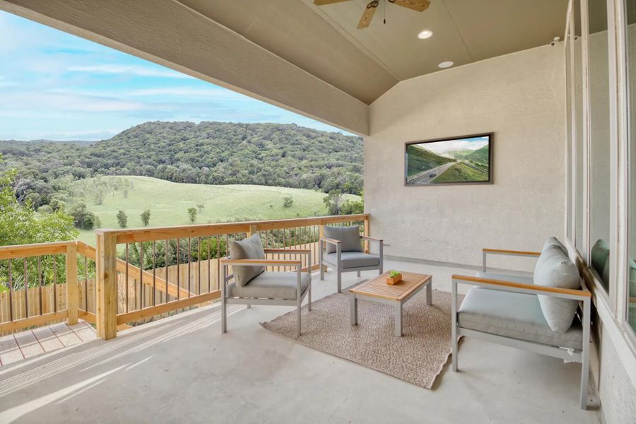 The Edmund Outdoor Living Area The Edmund Outdoor Living Area