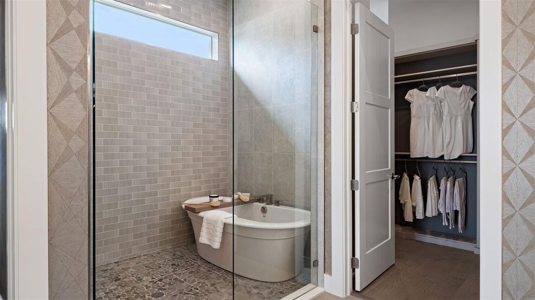 Furnished interior view inside a new home in L'Ambiance at Avenir, Palm Beach Gardens (Image 32).