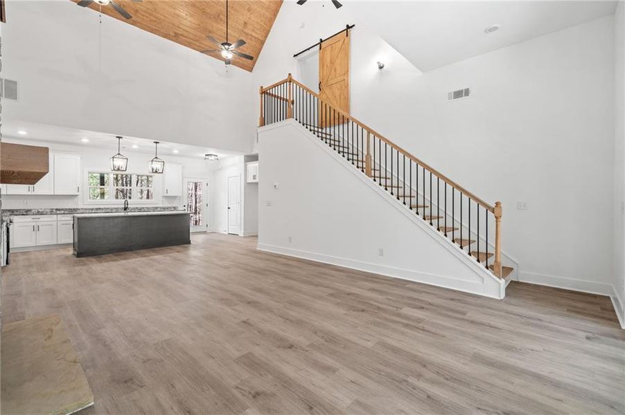 Furnished interior view inside a new home in , Ellijay (Image 5).