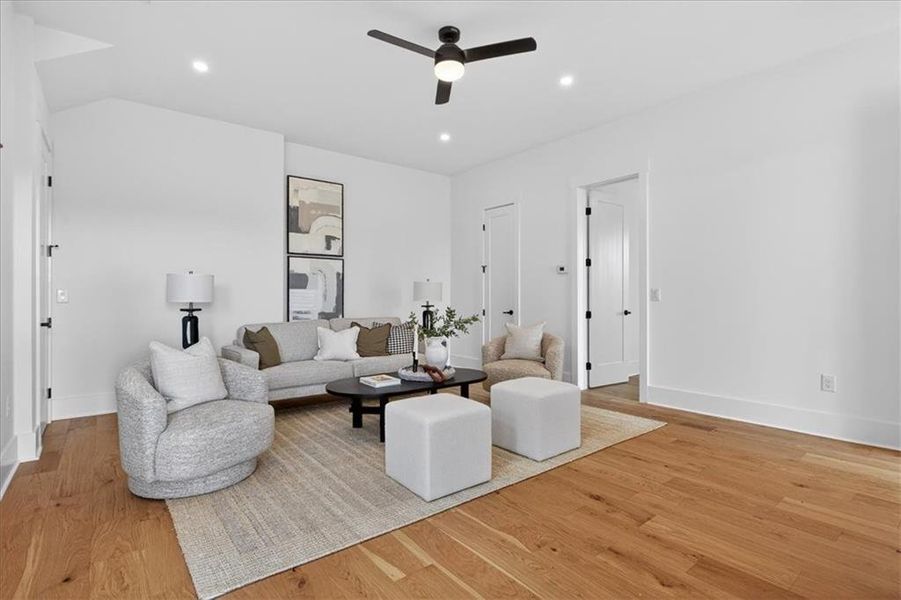 Furnished interior view inside a new home in , Canton (Image 24).
