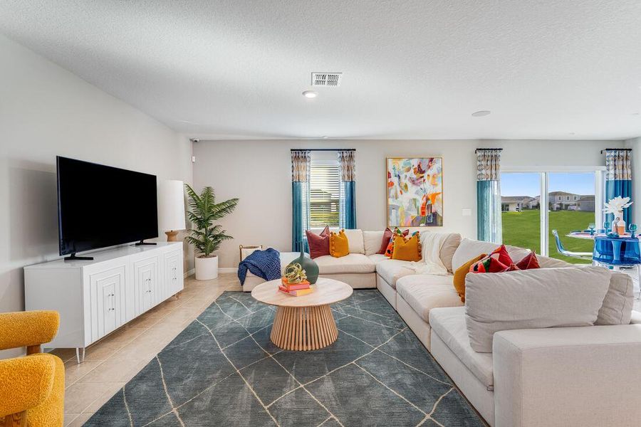 Furnished interior view inside a new home in Palm Wind, Hudson (Image 4).