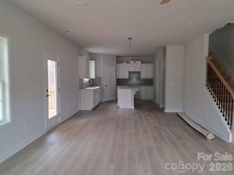 Kitchen with breakfast area