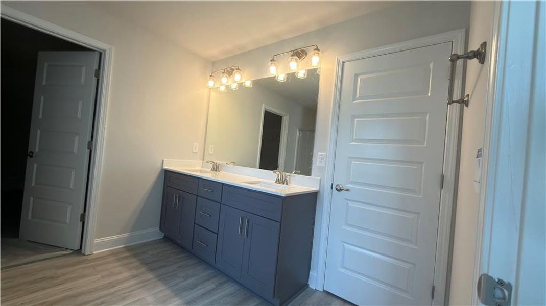 Furnished interior view inside a new home in Habersham Meadows, Demorest (Image 9).
