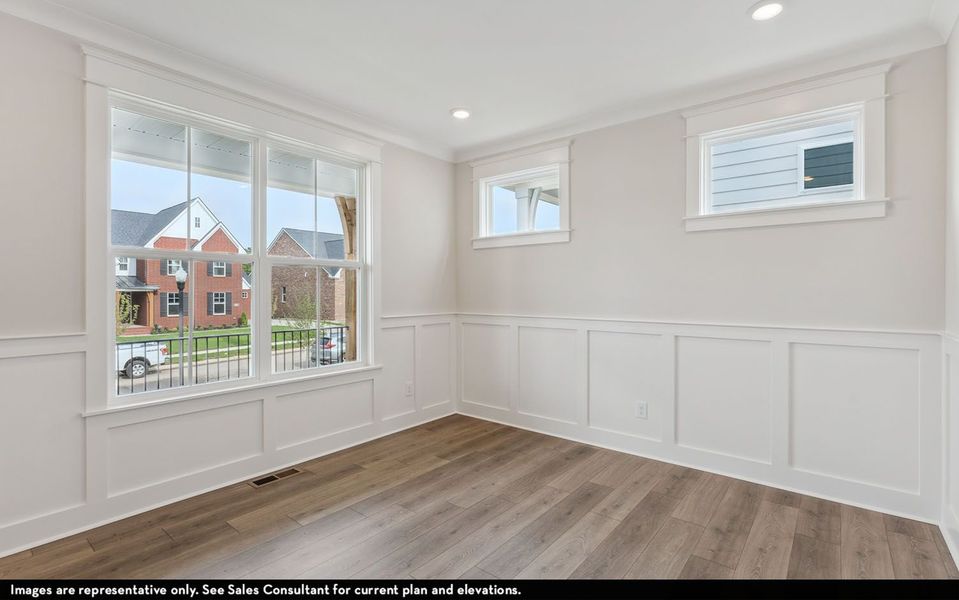 Spacious, unfurnished interior of a new home in Aden Woods, Nashville (Image 17).