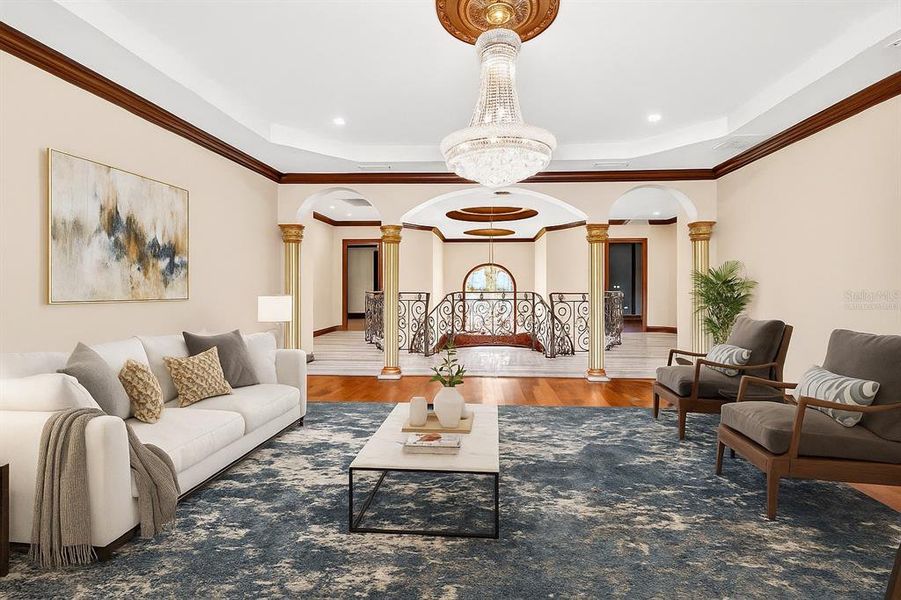 Furnished interior view inside a new home in , Thonotosassa (Image 7). Furnished interior view inside a new home in , Thonotosassa (Image 7).