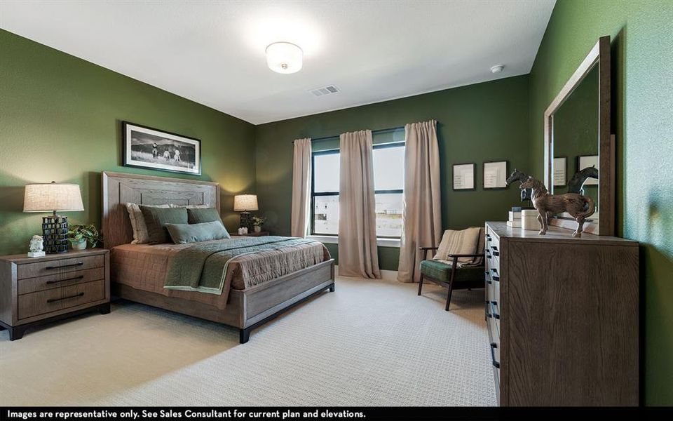 Furnished interior view inside a new home in Green Meadows, Celina (Image 32).