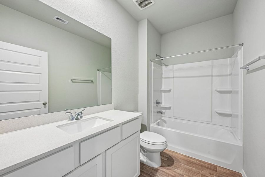 Furnished interior view inside a new home in Harrington Trails, New Caney (Image 12). Furnished interior view inside a new home in Harrington Trails, New Caney (Image 12).