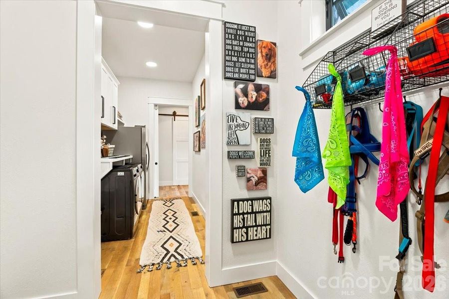 Mud room and laundry room