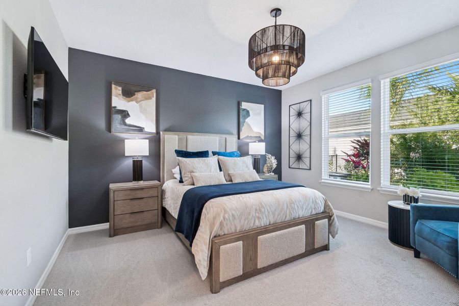 Furnished interior view inside a new home in , St. Augustine (Image 54).