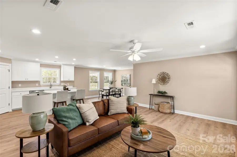 Furnished interior view inside a new home in , Kershaw (Image 10).