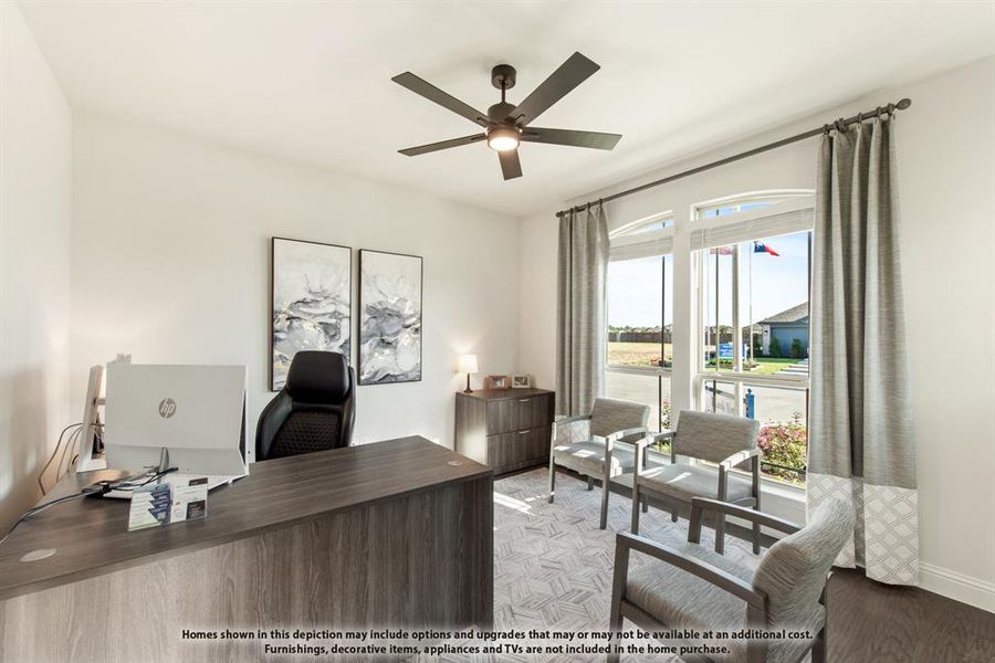 Furnished interior view inside a new home in Abe's Landing, Granbury (Image 20).
