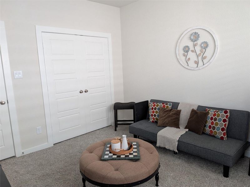 Furnished interior view inside a new home in McClendon Park Village, Houston (Image 28).