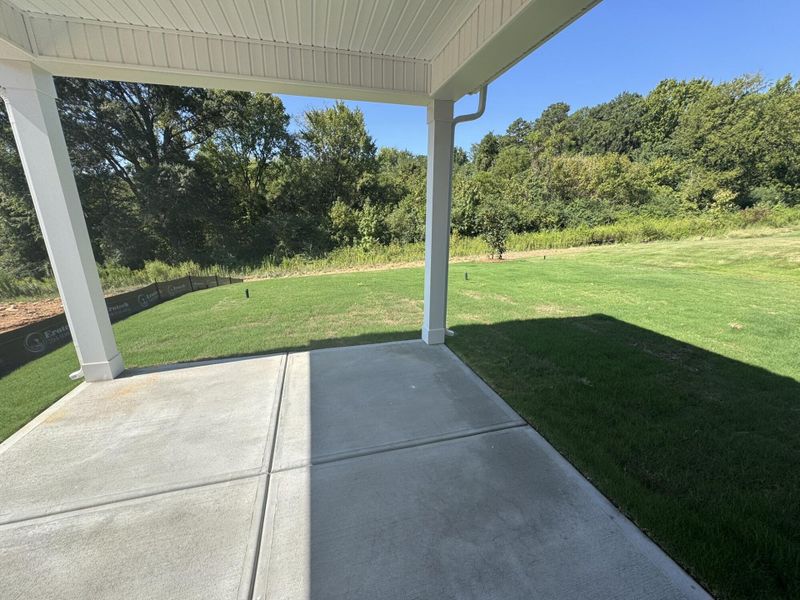 Exterior details and patio area of a home in Ashton Park, Monroe (Image 2).