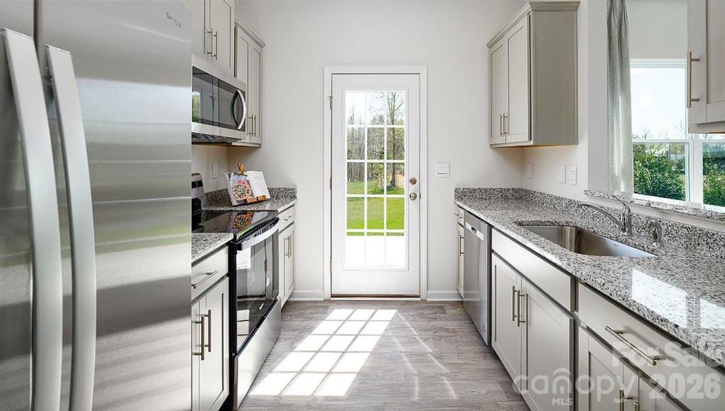 Furnished interior view inside a new home in Clark Creek Landing, Lincolnton (Image 10).