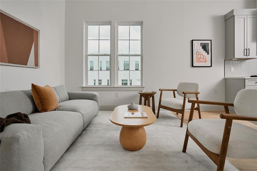 Furnished interior view inside a new home in , Austin (Image 31).