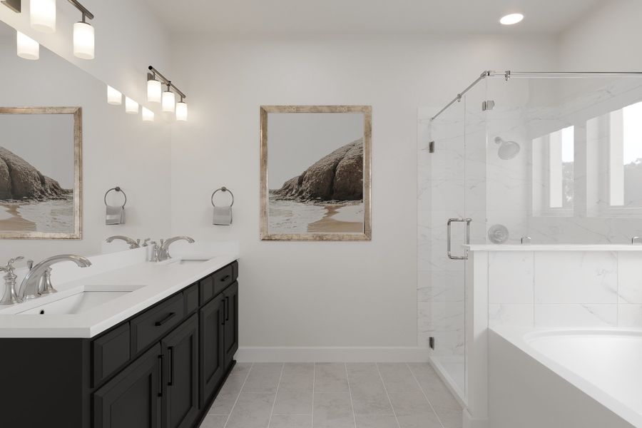 Representative furnished interior of a home built from the Sedona by Beazer Homes in Goodland: Crossings 50', Midlothian (Image 5). Representative furnished interior of a home built from the Sedona by Beazer Homes in Goodland: Crossings 50', Midlothian (Image 5).