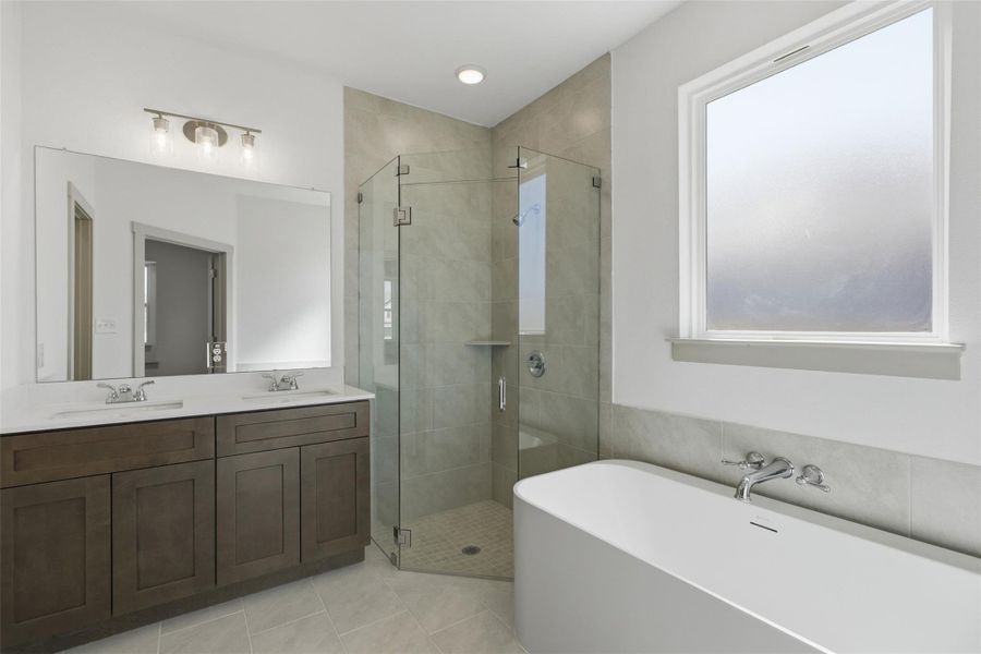 Furnished interior view inside a new home in Enclave at Cele, Pflugerville (Image 6).