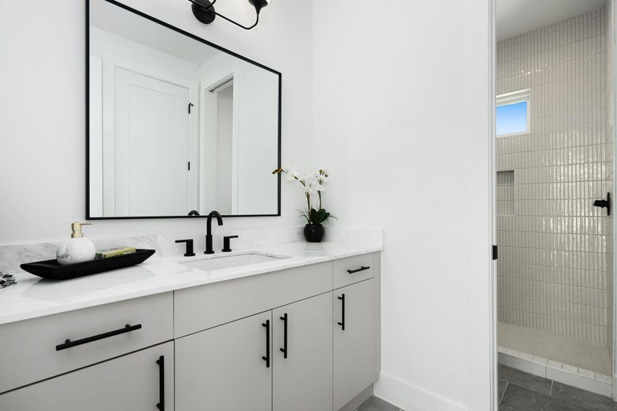 Furnished interior view inside a new home in , Austin (Image 29).