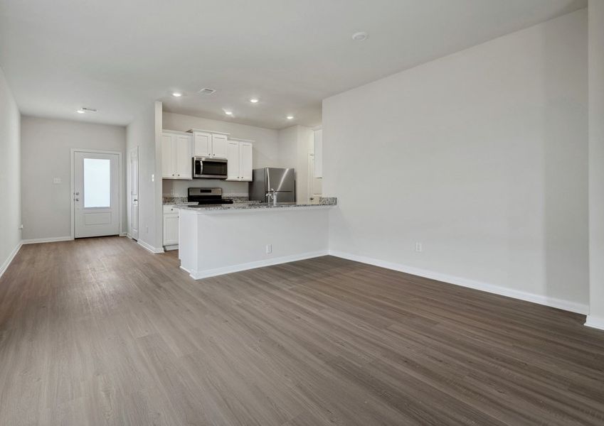 A spacious floor plan A spacious floor plan