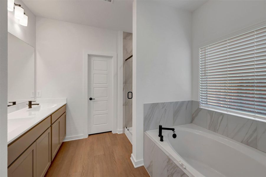 Furnished interior view inside a new home in Lone Star Landing, Montgomery (Image 7). Furnished interior view inside a new home in Lone Star Landing, Montgomery (Image 7).