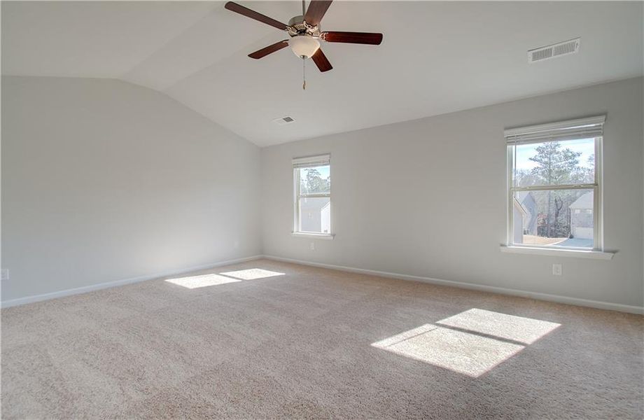 Spacious, unfurnished interior of a new home in Cedar Grove Commons, Conley (Image 24). Spacious, unfurnished interior of a new home in Cedar Grove Commons, Conley (Image 24).