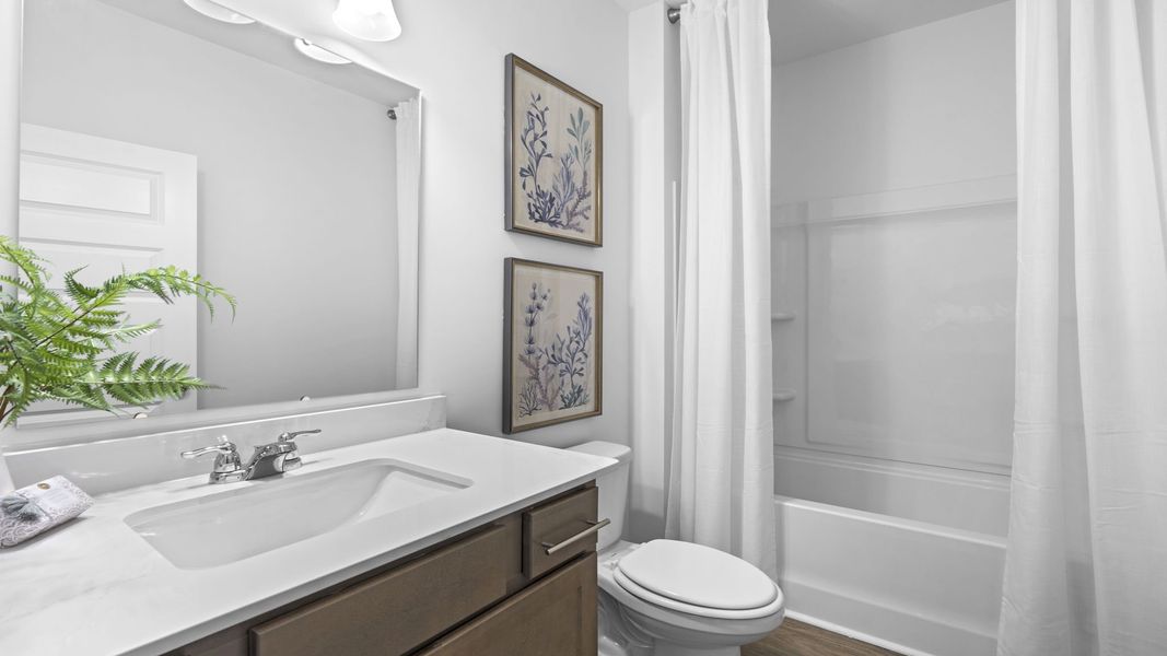 Furnished interior view inside a new home in The Pines at New Hampstead, Savannah (Image 18).