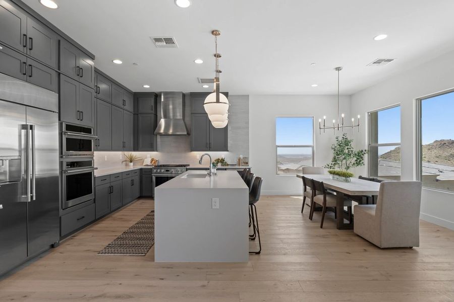 Representative furnished interior of a home built from the Ridgeline by KLMR Homes in Bellos at The Summit, Fountain Hills (Image 7).