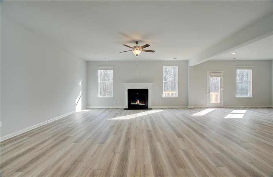 Spacious, unfurnished interior of a new home in Trinity Park, McDonough (Image 22). Spacious, unfurnished interior of a new home in Trinity Park, McDonough (Image 22).