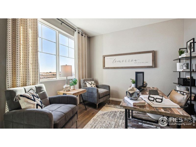 Furnished interior view inside a new home in Vista Meadows, Fort Lupton (Image 20).