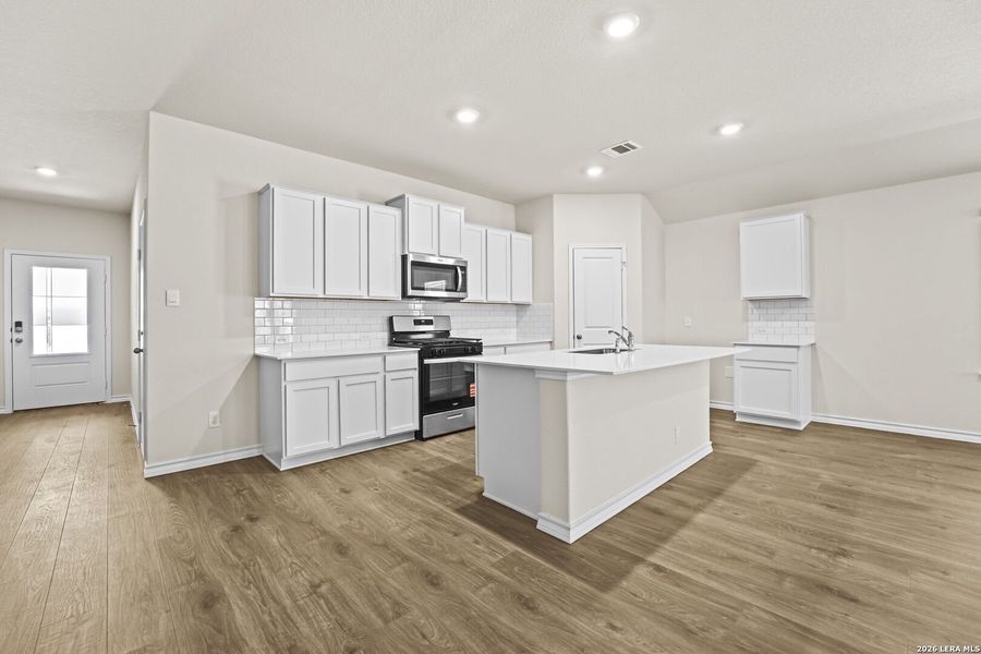 Furnished interior view inside a new home in Brookstone Creek, San Antonio (Image 7).