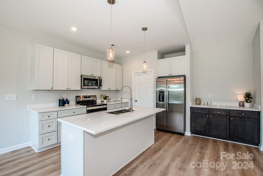 huge kitchen island