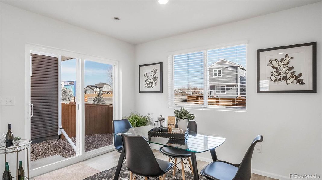 Furnished interior view inside a new home in , Commerce City (Image 14).
