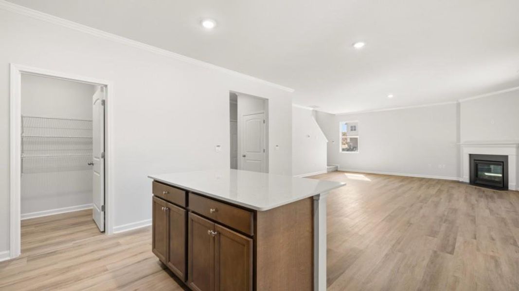 Furnished interior view inside a new home in Liberty Crossing, Braselton (Image 4).