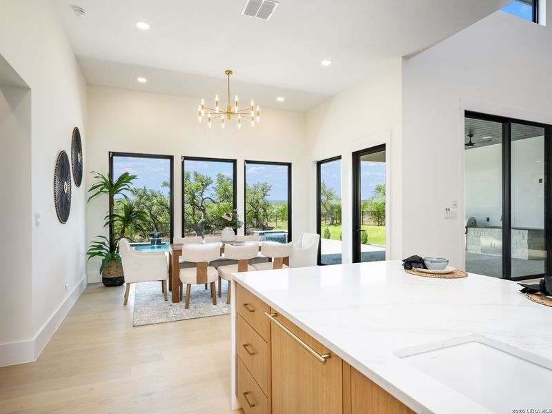 Furnished interior view inside a new home in , Boerne (Image 7).