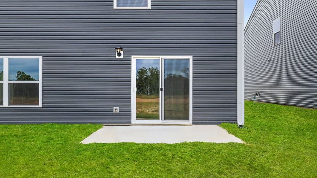 Exterior details and patio area of a home in Baxter Village, Boiling Springs (Image 3).