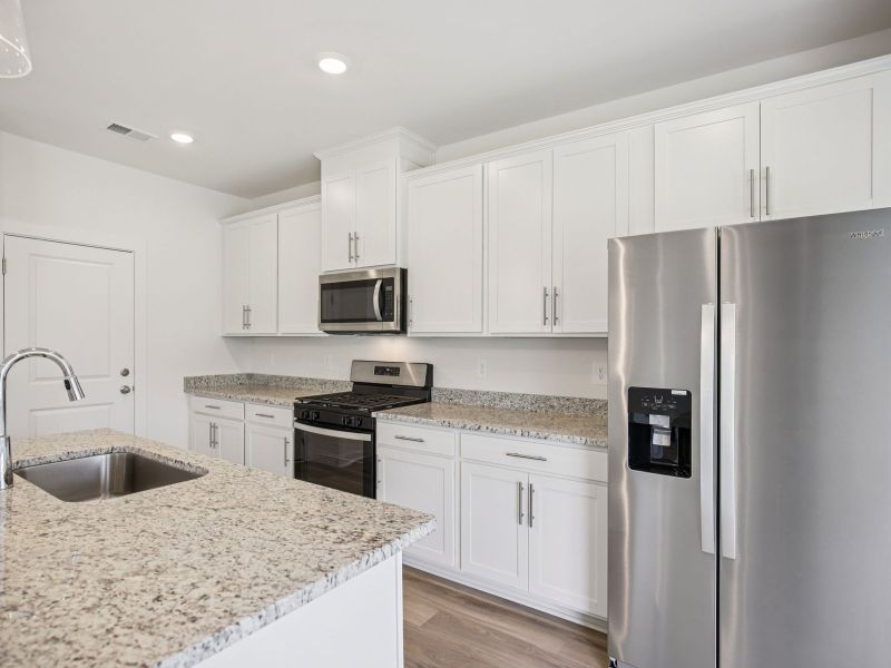 Skip takeout and prep dinner in the well-appointed kitchen.