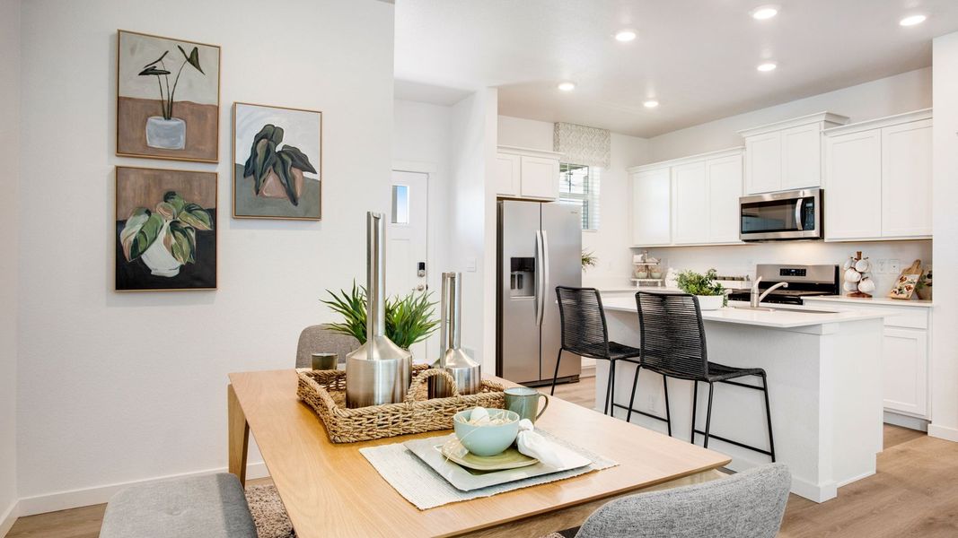 Furnished interior view inside a new home in Revere at Johnstown, Johnstown (Image 7).