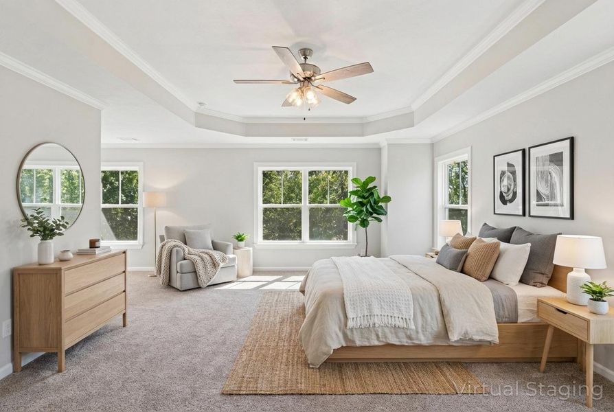 Furnished interior view inside a new home in Crawford Creek, Grovetown (Image 17). Furnished interior view inside a new home in Crawford Creek, Grovetown (Image 17).