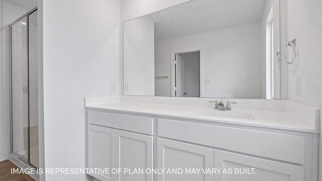 Furnished interior view inside a new home in Valverde, Bastrop (Image 9).