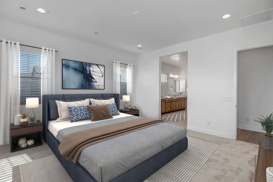Furnished interior view inside a new home in Palo Verde at North Creek, Queen Creek (Image 16).