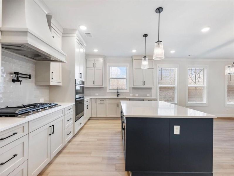 Furnished interior view inside a new home in , Buford (Image 17).