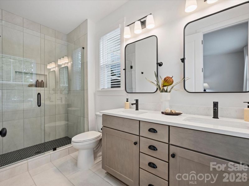 Furnished interior view inside a new home in , Charlotte (Image 12). Furnished interior view inside a new home in , Charlotte (Image 12).