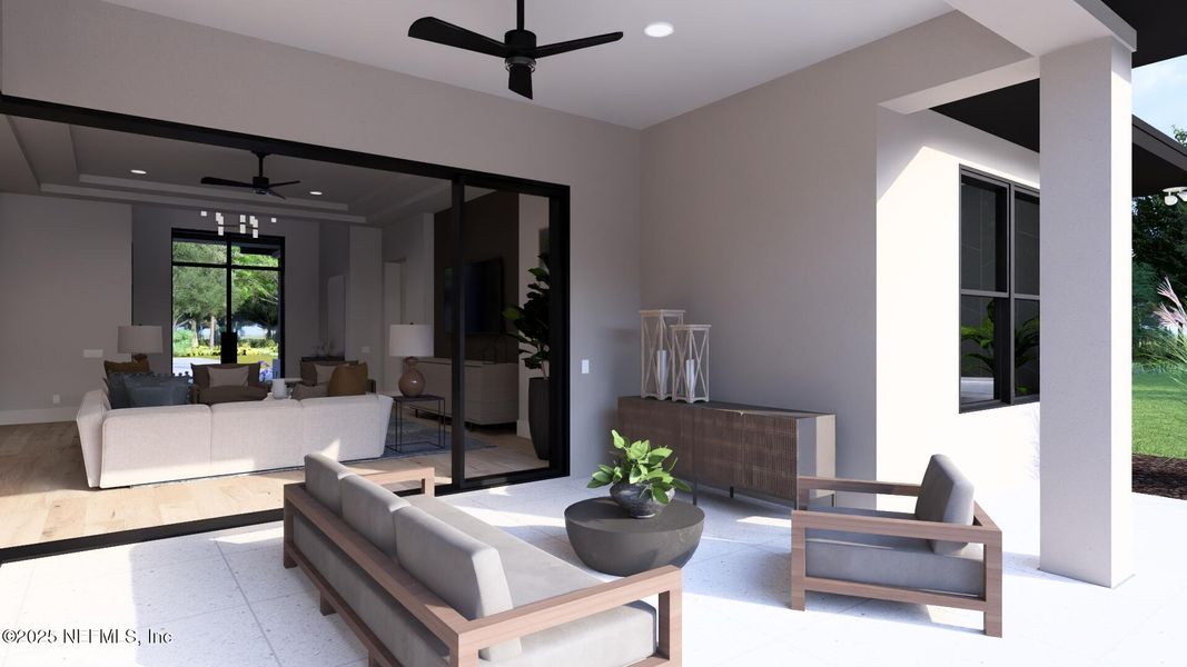 Exterior details and patio area of a home in , St. Augustine (Image 2).