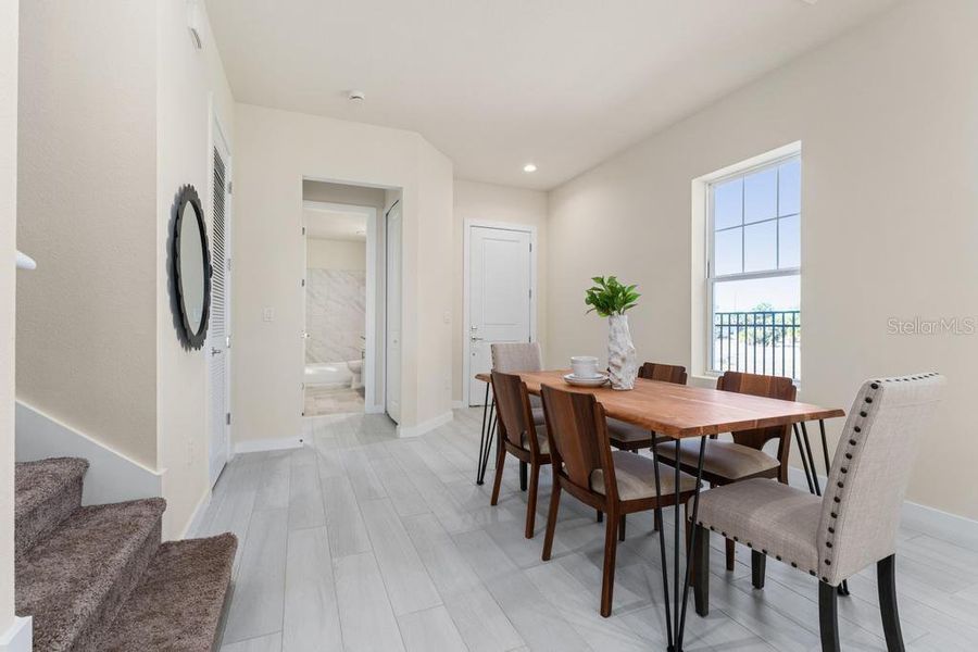 Furnished interior view inside a new home in , Kissimmee (Image 18). Furnished interior view inside a new home in , Kissimmee (Image 18).