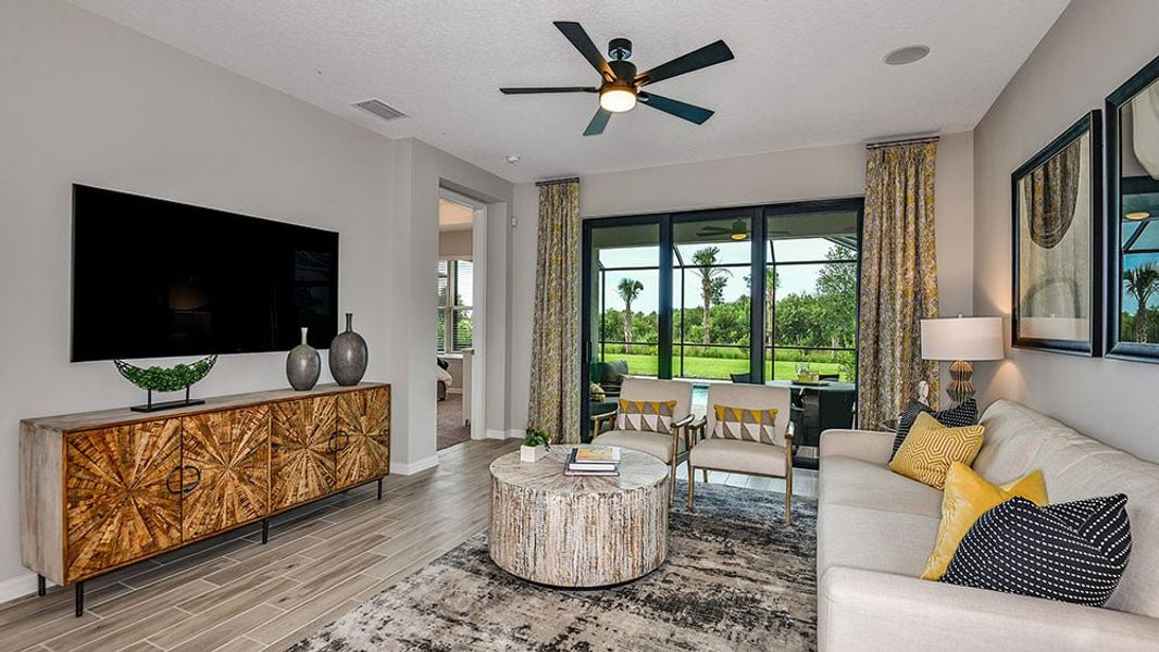 Furnished interior view inside a new home in Indigo Creek, Apollo Beach (Image 5).