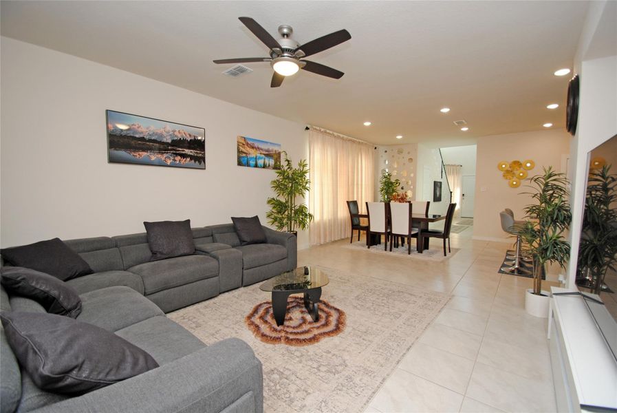 Furnished interior view inside a new home in Mason Woods, Cypress (Image 17).