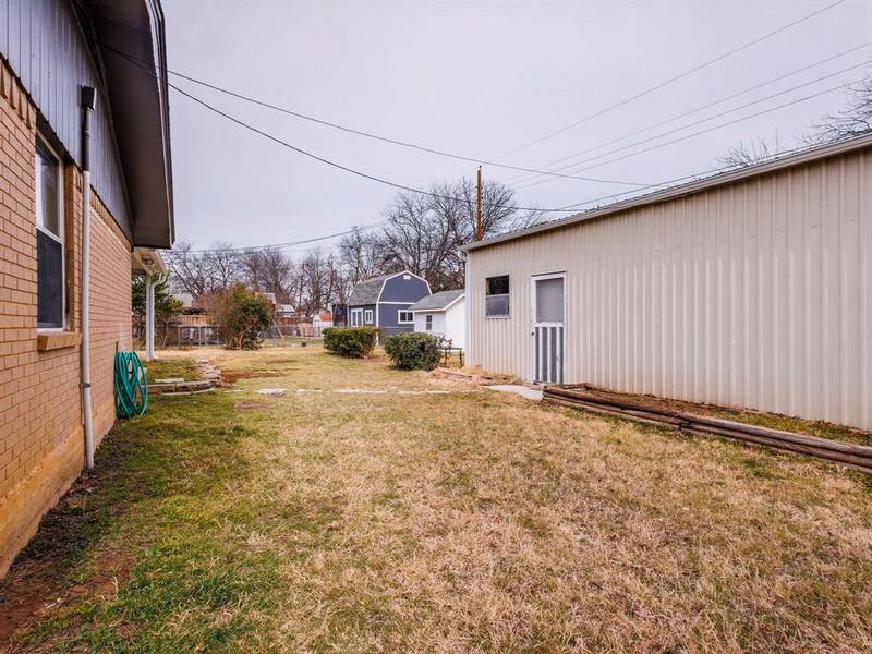 Exterior details and patio area of a home in , Brownwood (Image 21). Exterior details and patio area of a home in , Brownwood (Image 21).