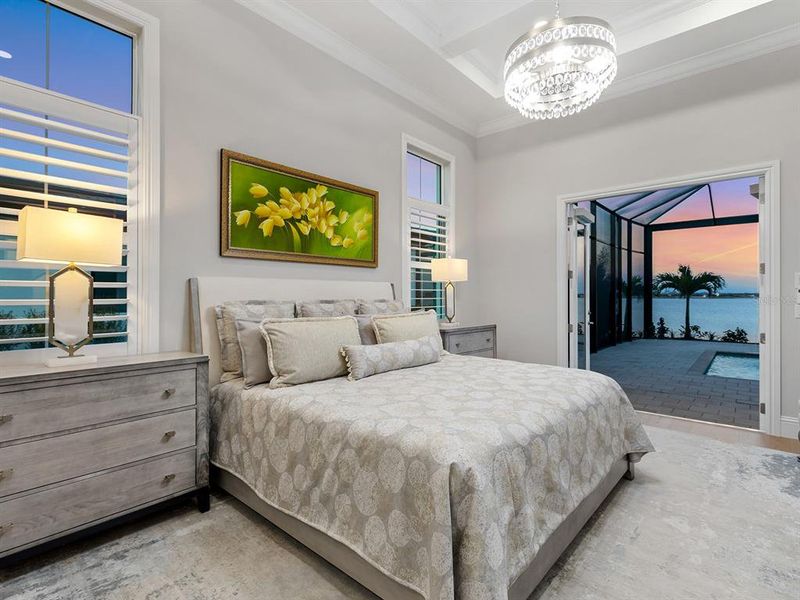 Furnished interior view inside a new home in , Sarasota (Image 10).