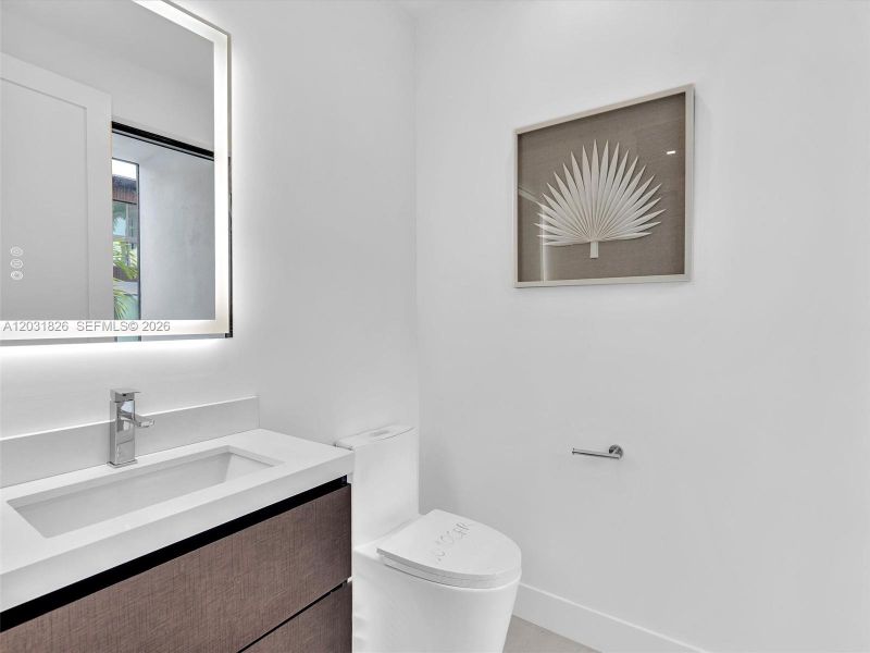 Furnished interior view inside a new home in , Dania Beach (Image 66).